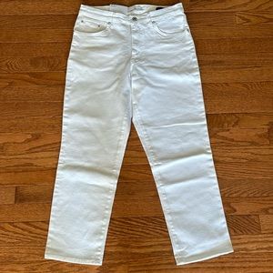NWT Ella Moss High Rise White Ankle Jeans